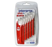 Interprox Interdental Brushes Plus Mini Conical Red 6 pieces, pack of 3 (3x 6 pieces)