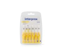 Interprox Mini 1.1 Interdental Brushes Tynex Fibres Yellow Pack of 6