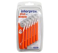 Interprox Plus Interdental Brushes Orange Super Micro 6 piece, pack of 3 (3x 6 pieces)