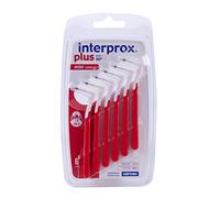 Interprox Plus Mini Conical Interdental Brushes Red (Pack of 6)