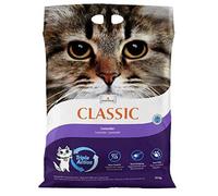 Intersand Classic Lavender Scented Cat Litter 28KG Antibacterial Disposable And Hypoallergenic Hygiene Granules With Smell Control Formula Combined With 4pcs Trixie Nub Toy Balls