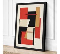 Intersections Geometric Canvas Wall Art Print 30x20 Inch (76 x 51 cm)