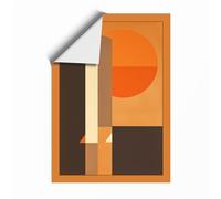 Intersections Geometric Unframed Wall Art Print A3 (42×29.7cm), Wall Decor for Living Room, Bedroom, Office & Home, Art Gift