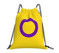 Intersex Pride Flag Women Men Swimming Bag Waterproof Drawstring Bag Adjustable Drawstring Backpack For Football Sports Holidays