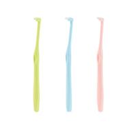 Interspace 3pcs End-tuft Interdental Toothbrushes - Soft Single Tuft Tapered Toothbrush, Deep Cleaning for Sensitive Gums
