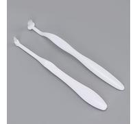Interspace Toothbrush,2 Pcs Tufted Toothbrush,Tuft Toothbrush Tufted Brush,Slim Interspace Teeth Brushes Trim Tooth Toothbrush,Cleaning Stain Removal Interdental Toothbrush for Oral Care