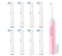 Interspace Toothbrushes Heads, 8 Pcs Precision Clean Electric Toothbrush Head Replacement Compatible with Braun Oral-B Electric Toothbrushes for Cleaning Crevices, Dental Crown, Bridges and Implants.