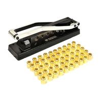Interstate Pneumatics H8-KIT Heavy-Duty Bench Crimper (H8) with Ferrules (50pk) 0.625" ID x 1" & 0.656" ID x 1"