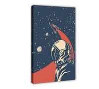 Interstellar Astronaut Canvas Poster Bedroom Decor Landscape Office Room Decor Gift 20x30inch(50x75cm)