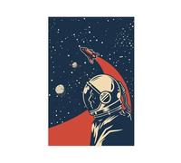 Interstellar Astronaut Canvas Poster Wall Art Decor Print Picture Paintings for Living Room Bedroom Decoration 20x30inch(50x75cm)