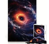 Interstellar Black Hole Jigsaw for Teenagers1000 Pieces Focus Skill Smooth Cut Fun Hobby (38x26cm)