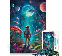 Interstellar Encounters Jigsaw Puzzles 1000 Pieces for Adults Stress Relief Play Creative Craft Hard Challenge Great Gift (38x52cm)