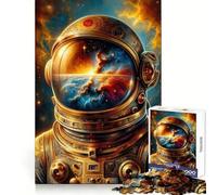 Interstellar Journey View 1000-piece Puzzle for Adults Cognitive Train Tight Connection Pattern Build Wall Art (38x26cm)
