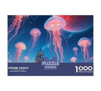 Interstellar Ocean 1000 Piece Jigsaw Puzzle Science Fiction for Age 12+ Educational Activities Memory Games Relaxing 38x26cm/1000pcs