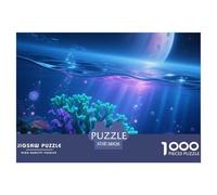 Interstellar Ocean 1000 Piece Jigsaw Puzzle Science Fiction for Age 12+ Educational Activities Memory Games Relaxing 38x26cm/1000pcs