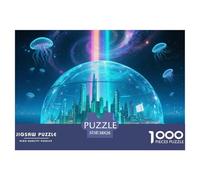 Interstellar Ocean 1000 Piece Jigsaw Puzzle Science Fiction for Age 12+ Fun Gift Memory Games Stress Relief 38x26cm/1000pcs