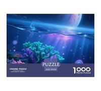 Interstellar Ocean 1000 Piece Puzzles Science Fiction for Adults Challenging Gift Memory Games Relaxing 70x50cm/1000pcs