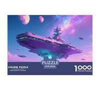 Interstellar Ocean 1000 Piece Puzzles Science Fiction for Age 12+ Challenging Gift Memory Games Stress Relief 38x26cm/1000pcs