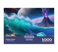 Interstellar Ocean 1000 Piece Puzzles Science Fiction for Age 12+ Fun Activities Memory Games Stress Relief 70x50cm/1000pcs