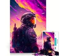 Interstellar Space Is Wild 1000 Piece Jigsaw Puzzles for Adults Jigsaw Brain Think Pastime Game Real Challenge Xmas Santa Gift (38x52cm)