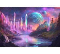 Interstellar Spires and Celestial Bodies Puzzles for Adults, Impossible Hard Difficult Challenging Jigsaw_1000pcs