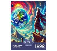 Interstellar Theme 1000 Piece Universe Jigsaw Puzzle for Adults And Kids Challenging Games 1000 Pieces Fun, Challenging & Brainteasing Adults Birthday Gifts 70x50cm/1000pcs