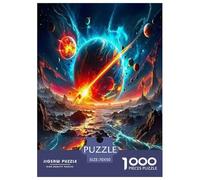 Interstellar Theme 1000 Piece Universe Jigsaw Puzzles for Adults And Kids Challenging Games 1000 Pieces Stress Reliever Challenge High Difficulty 70x50cm/1000pcs