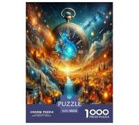 Interstellar Theme 1000 Piece Universe Jigsaw Puzzles for Adults And Kids Challenging Games 1000 Pieces Stress Reliever Challenge High Difficulty 38x26cm/1000pcs