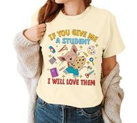 InterStellux If You Give Me A Student Shirt - Back to School Shirts - Teacher Shirt - Classroom Back to School T-Shirt, Teacher Shirt 4, Large