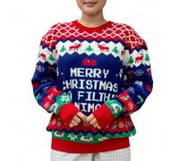 InterStellux Ugly Christmas Sweater - Ugly Knitted Sweaters - Gifts for Christmas, Chrismas Ugly Sweater 6, M