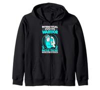 Interstitial Cystitis Ballder Pain Syndrome PBS IC Warrior Zip Hoodie