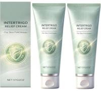 Intertrigo Cream for Skin Folds, Skin Fold Care & Chafing Support Creams, Skin Fold Care Relief Cream for Moisture & Friction Protection, Fast-Drying Non-Greasy Daily Use (2Pc)