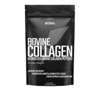 Interval Bovine Collagen Powder | 100% Hydrolysed Type I & III | Athlete Recovery Essential | Unflavoured | Tendon, Tissue, Joint Repair & Regeneration | 30 Servings
