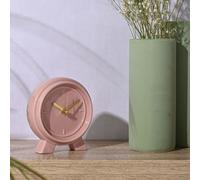 Interval Ceramic Mantle Clock - Pink Clay Interval Pink