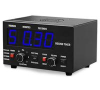 Interval Timer with LED Display - Adjustable Sound, Customizable Training Time & Repetitions for Boxing, MMA, and Kickboxing Workouts
