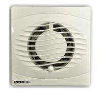 Intervent BVF100S Axial Extractor Fan for 100mm / 4 Inch Duct White Standard Model