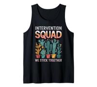 Intervention Squad We Stick Together Cactus RTI Teachers Tank Top