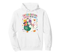 Intervention Support On The Way Interventionist Goose Pullover Hoodie