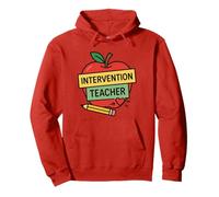 Intervention Teacher Apple - Small Group Educator Academic Pullover Hoodie