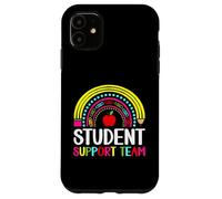 Intervention Teacher Educator Student Support Team Rainbow Case for iPhone 11