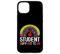 Intervention Teacher Educator Student Support Team Rainbow Case for iPhone 15 Plus