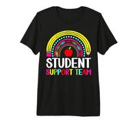 Intervention Teacher Educator Student Support Team Rainbow Premium T-Shirt