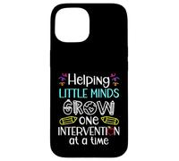 Intervention Teacher Helping Little Minds Grow Education Case for iPhone 15