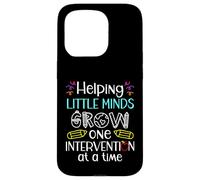 Intervention Teacher Helping Little Minds Grow Education Case for iPhone 15 Pro