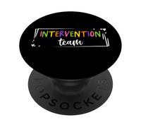 Intervention Team Intervention Teacher Colorful Education PopSockets Adhesive PopGrip