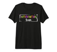 Intervention Team Intervention Teacher Colorful Education Premium T-Shirt