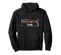 Intervention Team Intervention Teacher Colorful Education Pullover Hoodie