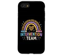 Intervention Team Rainbow Leopard Print Back to School Case for iPhone SE (2020) / 7/8
