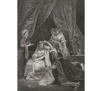 Interview between Queen Elizabeth I and the Earl of Sussex. After a print originally featured in Robert Bowyer's Historic Gallery published between 1793 and 1806. Poster Print by Ken Welsh (12 x 16)