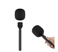 Interview GO Microphone Interview Handheld Adapter for Mic 1/2 for Rode GO II for Hollyland Lark 150, Foam Lightweight Cordless Mic Holder, Interview Lavalier Microphone Adapter